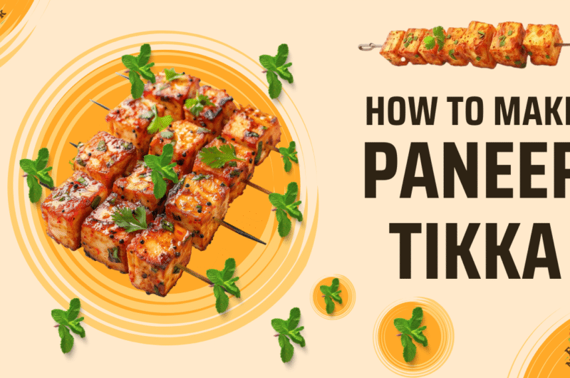 Spicy Paneer Tikka | (मसालेदार पनीर टिक्का)